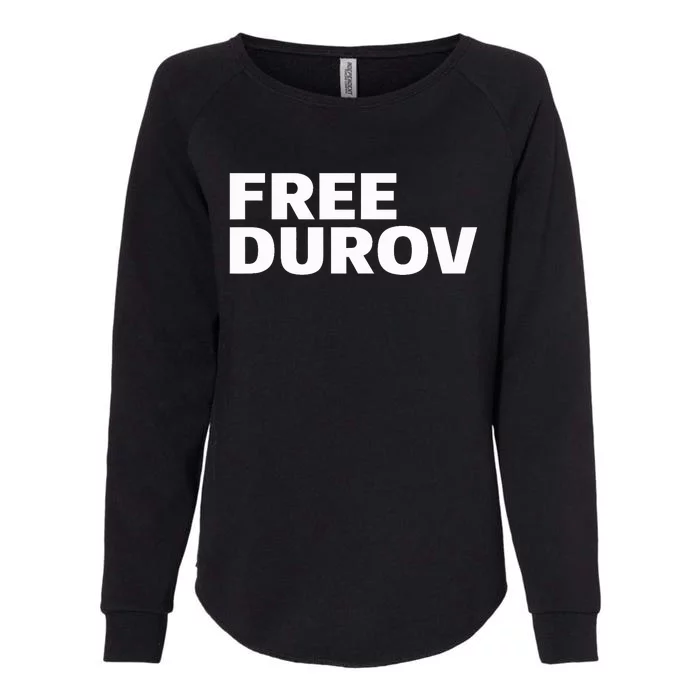 Free Pavel Durov Privacy Is Not A Crime Womens California Wash Sweatshirt