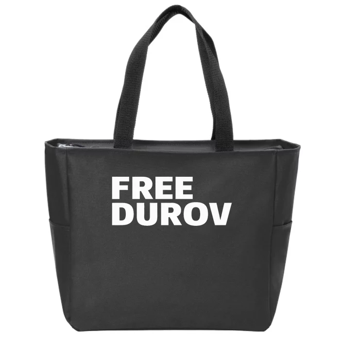 Free Pavel Durov Privacy Is Not A Crime Zip Tote Bag