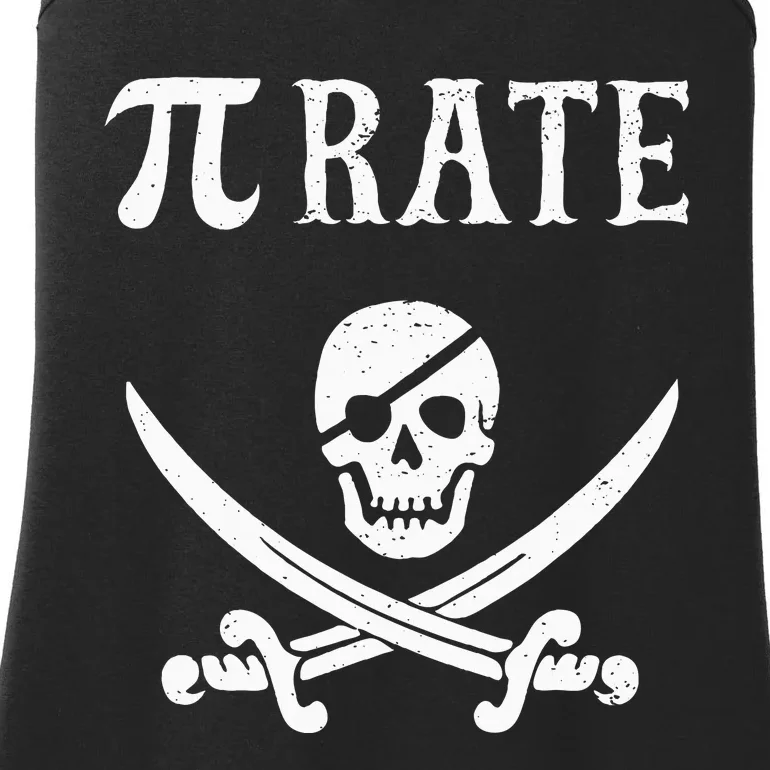 Funny Pi Day Pi Rate Pirate For Teachers Ladies Essential Tank