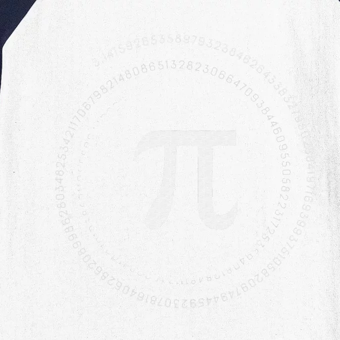 Funny Pi Day 3.14 Spiral Pi Math Tee For Pi Day Baseball Sleeve Shirt