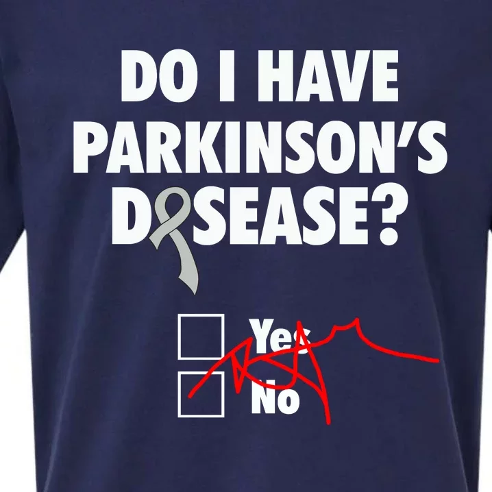 Funny Parkinsons Disease Awareness Yes No Gift Warrior Survivor Sueded Cloud Jersey T-Shirt