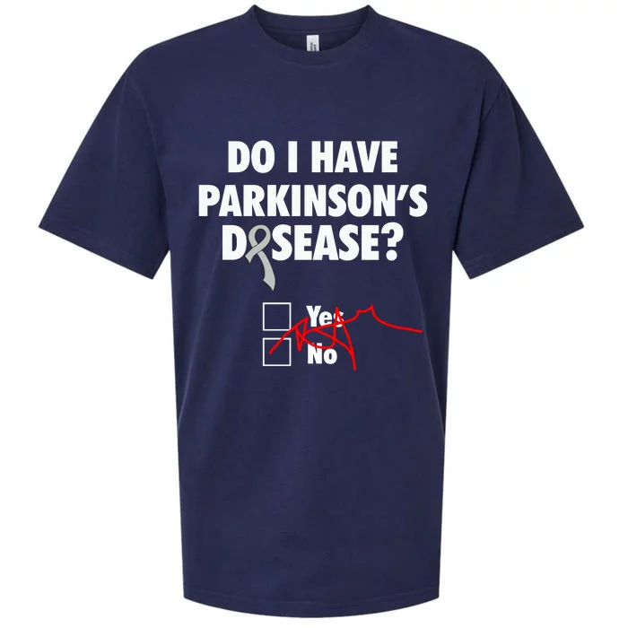 Funny Parkinsons Disease Awareness Yes No Gift Warrior Survivor Sueded Cloud Jersey T-Shirt