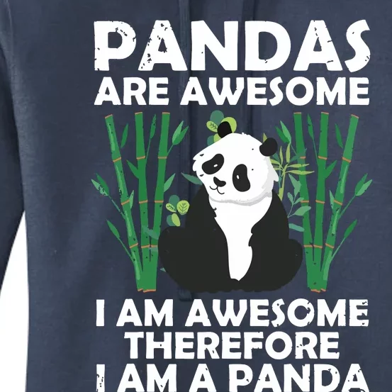 Funny Panda Design For Men Women Panda Bear Lover Women's Pullover Hoodie