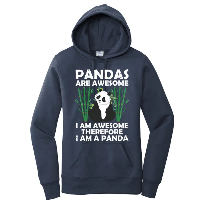 Funny Panda Design For Men Women Panda Bear Lover Women's Pullover Hoodie