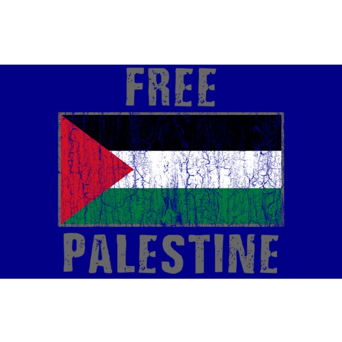 Free Palestine Distressed Flag Save Palestinians Meaningful Gift Bumper Sticker