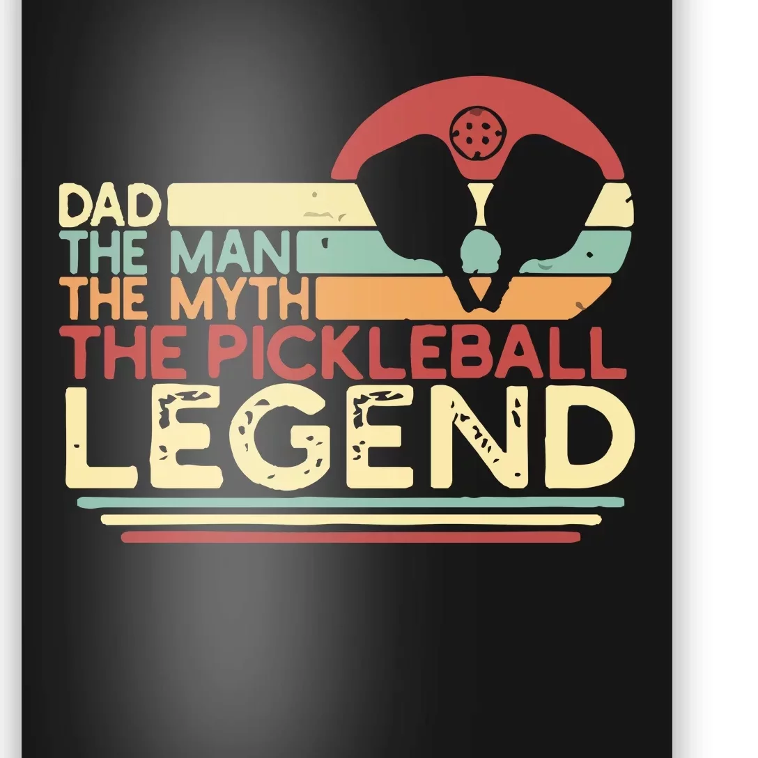 Funny Pickleball Dad Funny Lover Sporty Poster