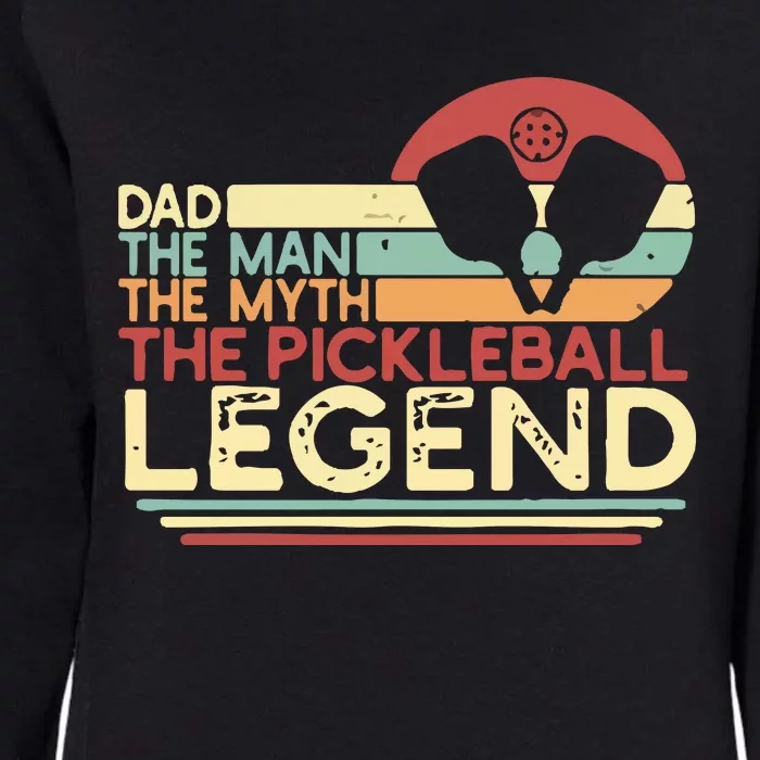 Funny Pickleball Dad Funny Lover Sporty Womens California Wash Sweatshirt