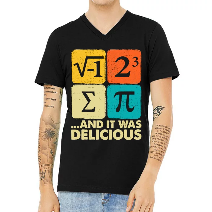 Funny Pi Day Math Pun V-Neck T-Shirt