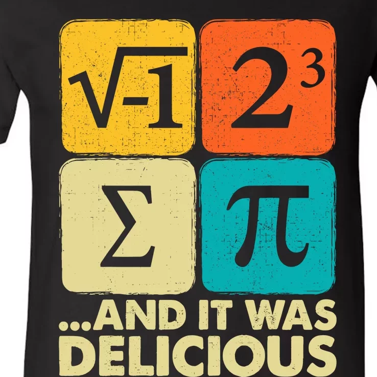 Funny Pi Day Math Pun V-Neck T-Shirt