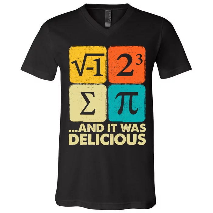 Funny Pi Day Math Pun V-Neck T-Shirt