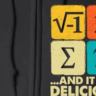 Funny Pi Day Math Pun Full Zip Hoodie