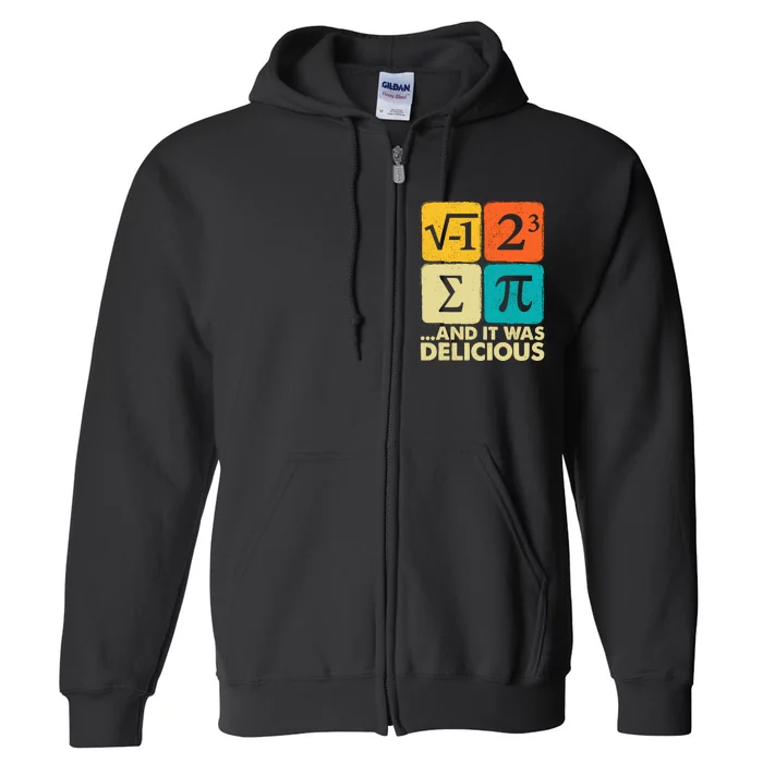 Funny Pi Day Math Pun Full Zip Hoodie