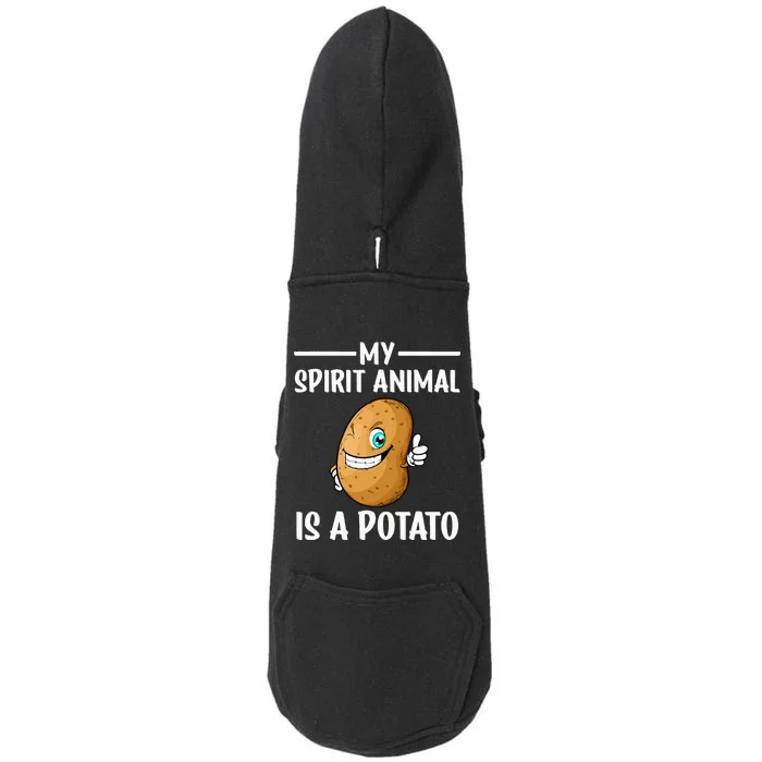 Funny Potato Design For Potatoes Lover Doggie 3-End Fleece Hoodie