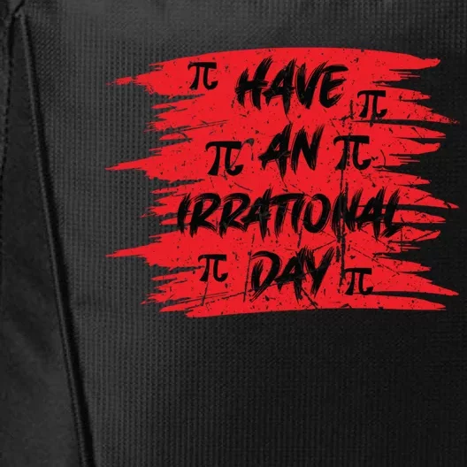 Funny Pi Day 3 14 March 14th Math Teacher Pi Irrational Day Gift City Backpack