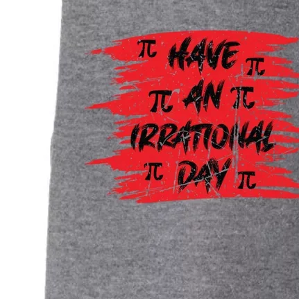 Funny Pi Day 3 14 March 14th Math Teacher Pi Irrational Day Gift Doggie 3-End Fleece Hoodie