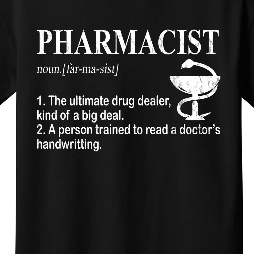 Funny Pharmacist Definition Kids T-Shirt