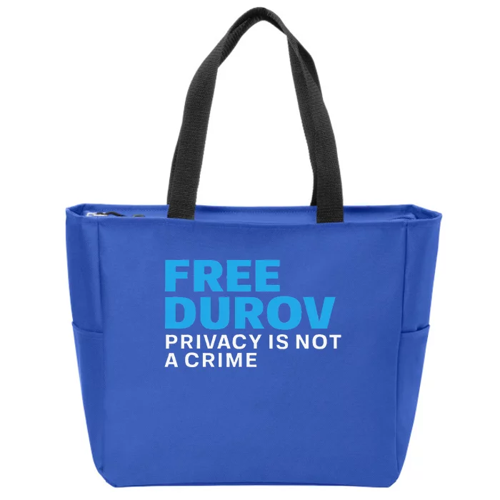 Free Pavel Durov Zip Tote Bag