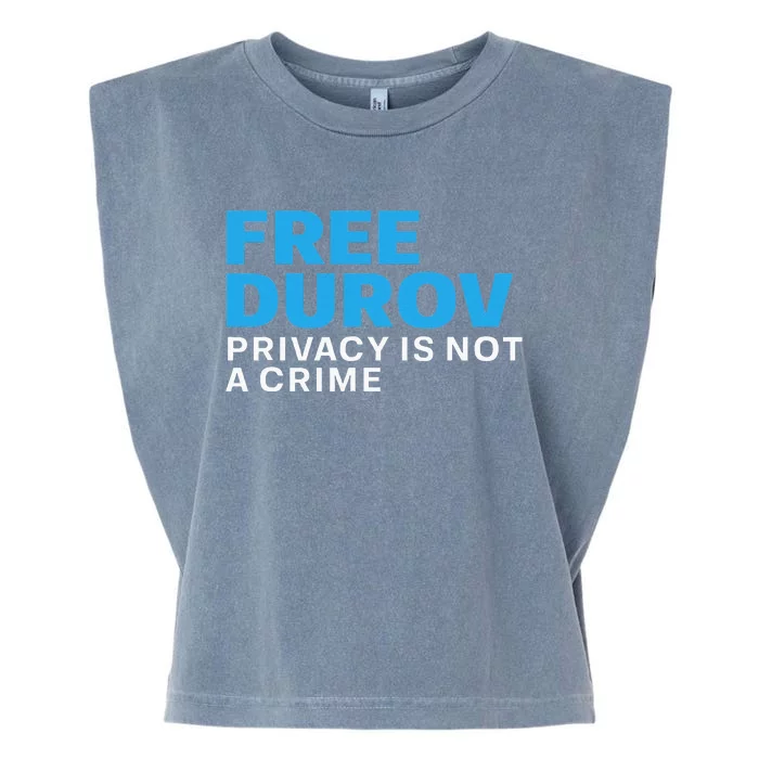 Free Pavel Durov Garment-Dyed Women's Muscle Tee