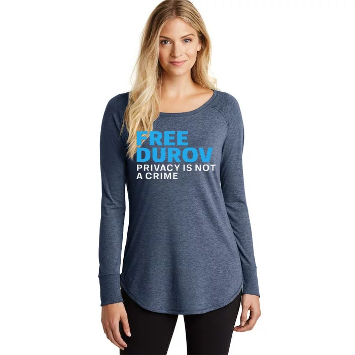 Free Pavel Durov Women's Perfect Tri Tunic Long Sleeve Shirt