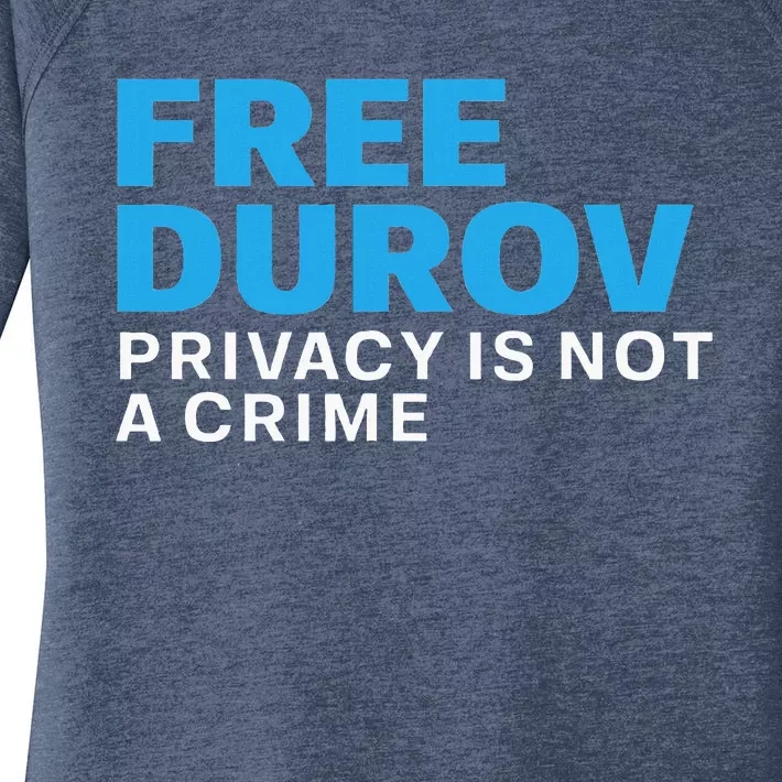 Free Pavel Durov Women's Perfect Tri Tunic Long Sleeve Shirt