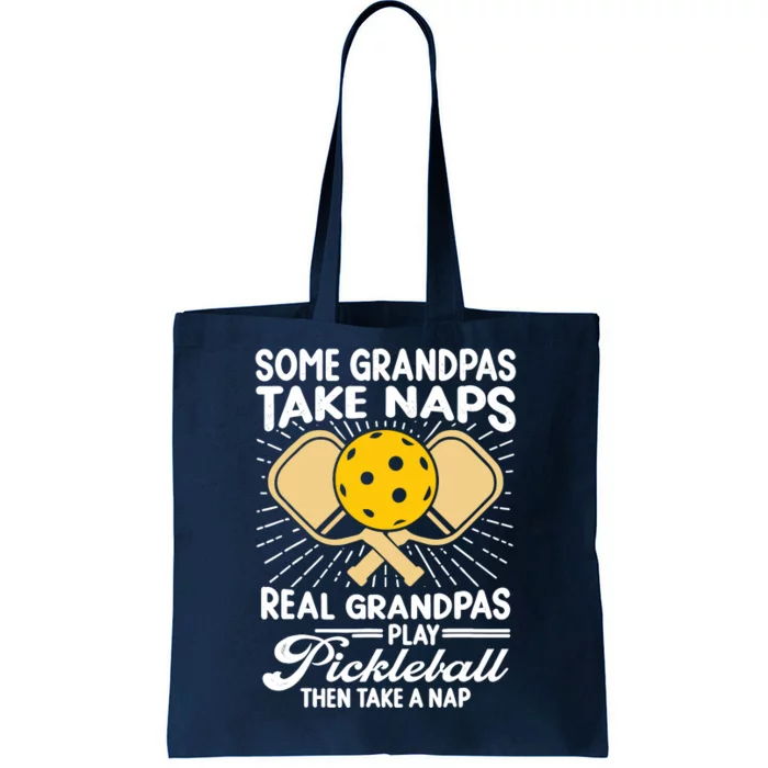 Funny Pickleball Design For Grandpa Pickleball Player Tote Bag