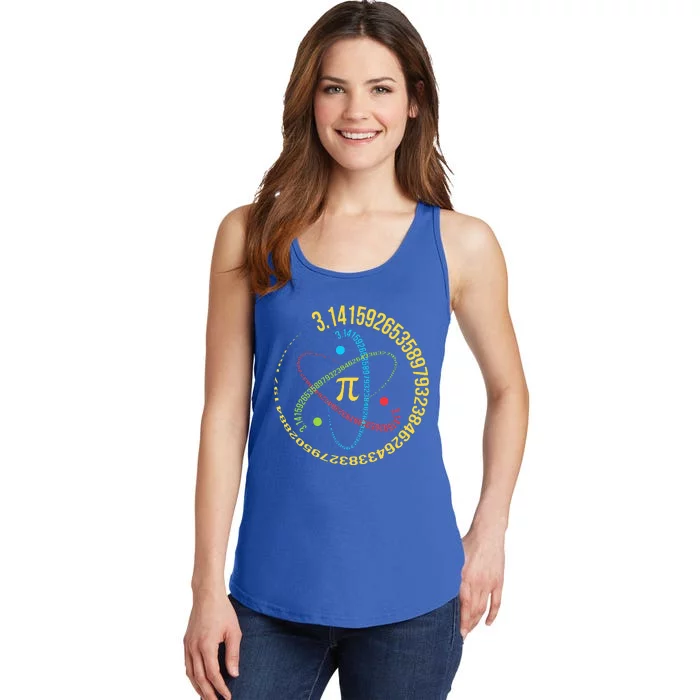 Funny Pi Day Spiral Pi Math For Pi Day Groovy Ladies Essential Tank