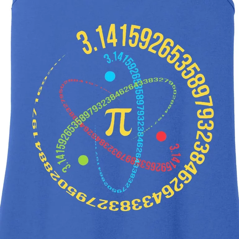 Funny Pi Day Spiral Pi Math For Pi Day Groovy Ladies Essential Tank