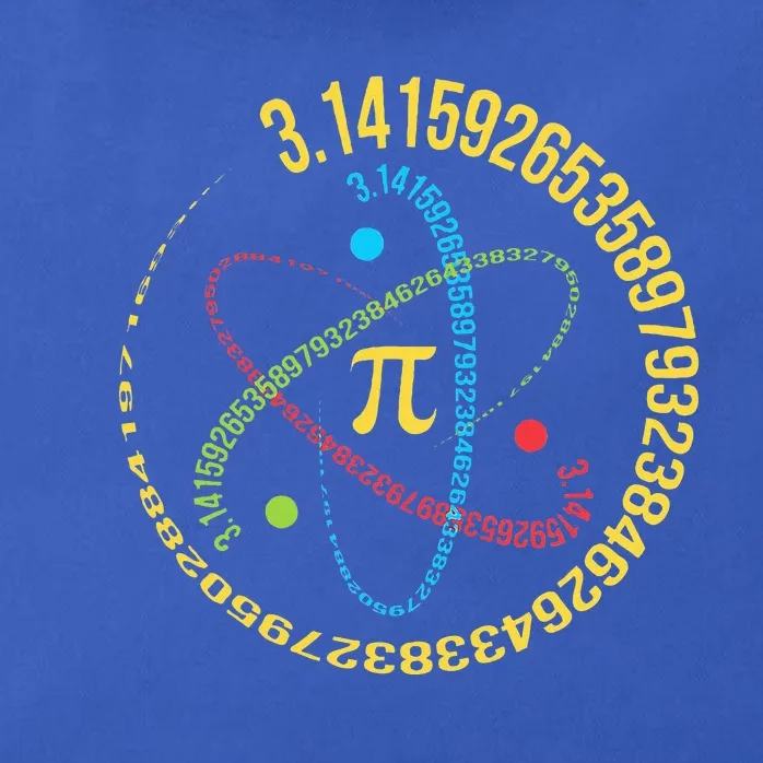 Funny Pi Day Spiral Pi Math For Pi Day Groovy Zip Tote Bag