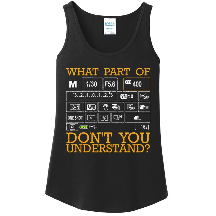 Funny Photography Design  Photographer Instructors Ladies Essential Tank