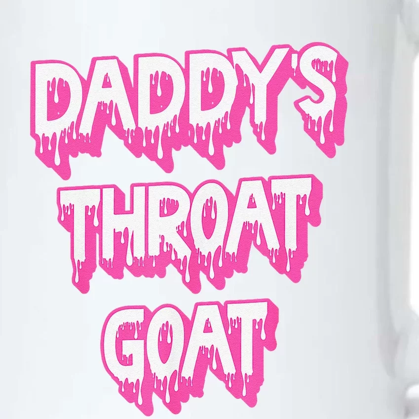 Funny P.Ink Daddys Throat Goat Adult Humor Sarcastic Outfit Gift Black Color Changing Mug