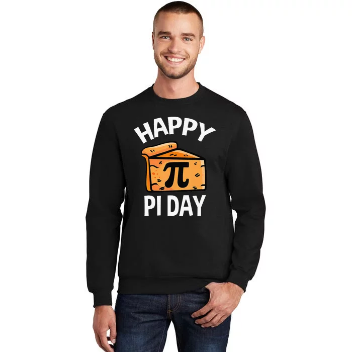 funny Pi Day Digits of Pi Rainbow 3.14 Math Teacher Tall Sweatshirt