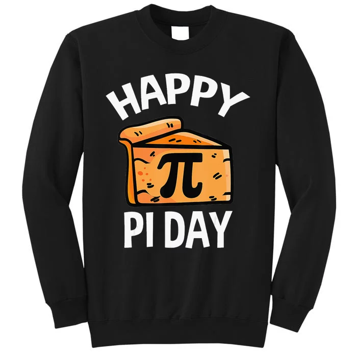 funny Pi Day Digits of Pi Rainbow 3.14 Math Teacher Tall Sweatshirt