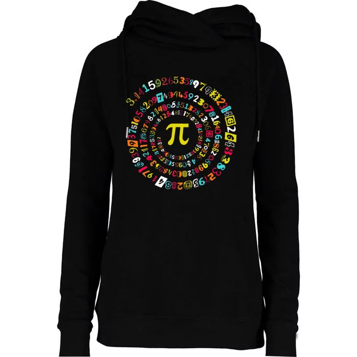 Funny Pi Day Twist Pi Math For Pi Day 3.14 Womens Funnel Neck Pullover Hood