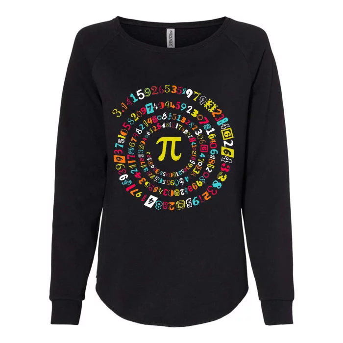 Funny Pi Day Twist Pi Math For Pi Day 3.14 Womens California Wash Sweatshirt