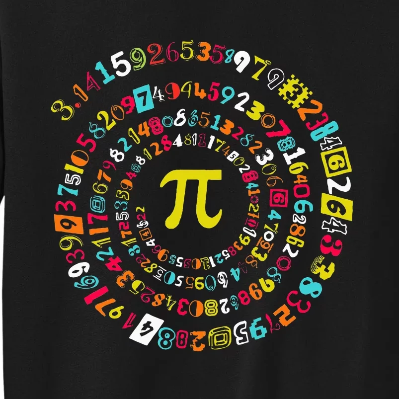 Funny Pi Day Twist Pi Math For Pi Day 3.14 Tall Sweatshirt