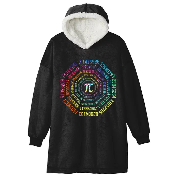 Funny Pi Day Pi Math Tee for Pi Day 3.14 Hooded Wearable Blanket