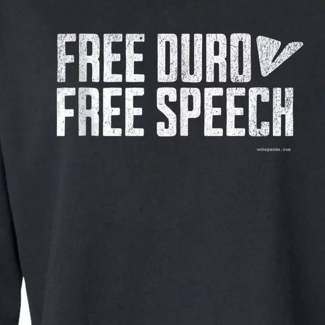 Free Pavel Durov Telegram Free Speech Cropped Pullover Crew