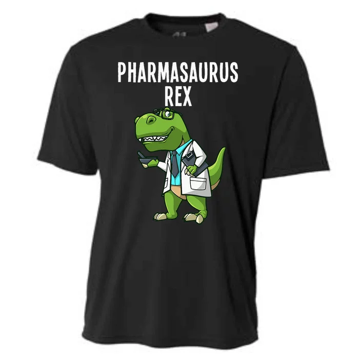 Funny Pharmacy Dinosaur Design For Women Pharmacists Cooling Performance Crew T-Shirt