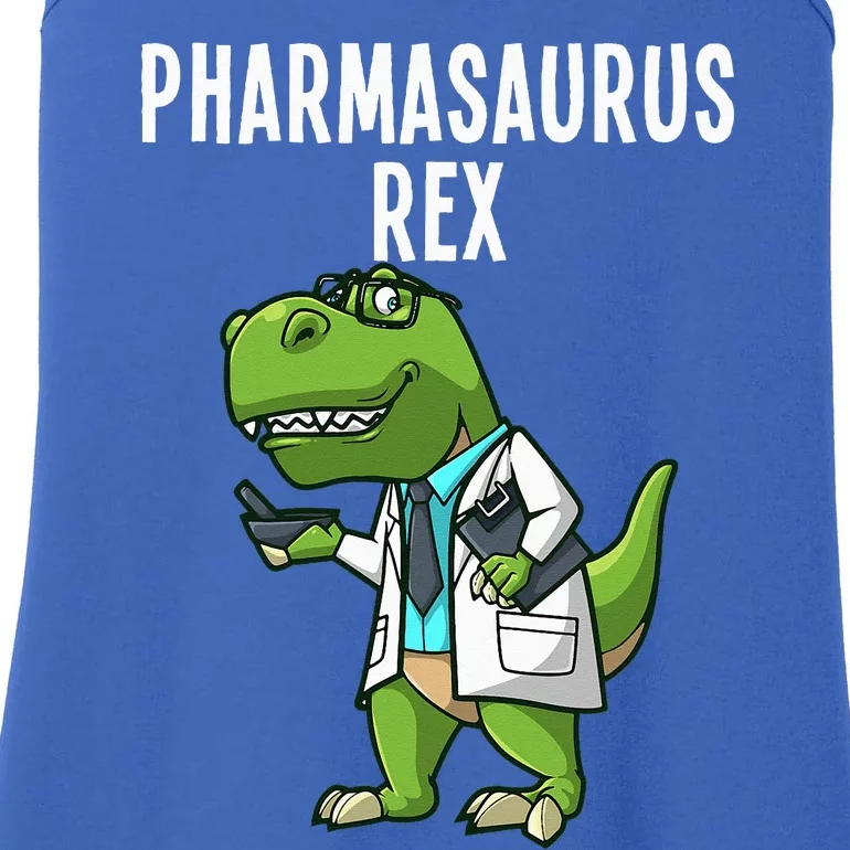 Funny Pharmacy Dinosaur Design For Women Pharmacists Ladies Essential Tank