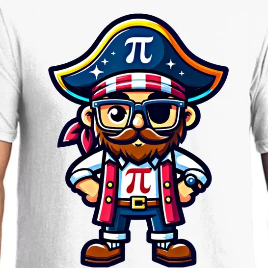 Funny Pi Day 3 14 Pirate Math Stem Great Gift Pajama Set