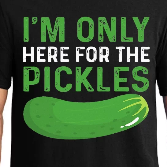 Funny Pickles Design Vegetable Snacks Saying Pickle Pajama Set