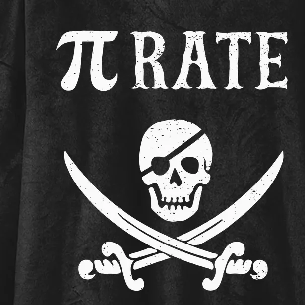 Funny Pi Day Pi Rate Pirate For Teachers Hooded Wearable Blanket