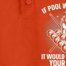 Funny Pool Design For Billiards Lover Pool Player Dry Zone Grid Performance Polo