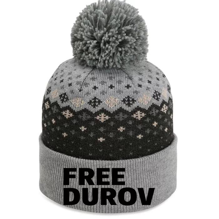 Free Pavel Durov Privacy Is Not A Crime The Baniff Cuffed Pom Beanie