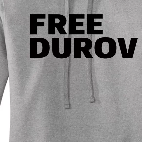 Free Pavel Durov Privacy Is Not A Crime Women's Pullover Hoodie