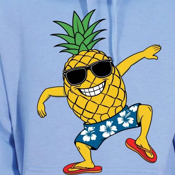 Funny Pineapple Dance Tropical And Playful Design Unisex Surf Hoodie