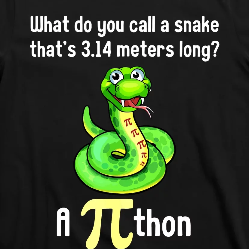 Funny Pi Day Puns Pithon Math Teacher Jokes T-Shirt