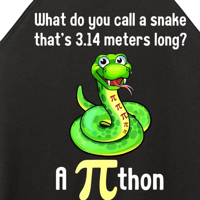 Funny Pi Day Puns Pithon Math Teacher Jokes Women’s Perfect Tri Rocker Tank