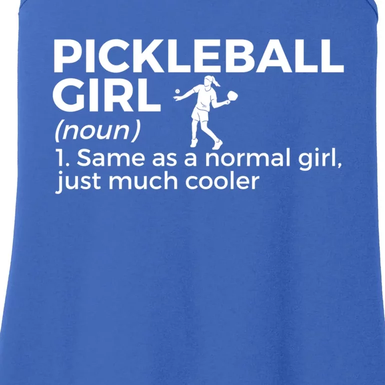 Funny Pickleball Definition Funny Gift Ladies Essential Tank