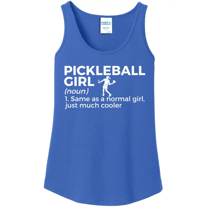 Funny Pickleball Definition Funny Gift Ladies Essential Tank